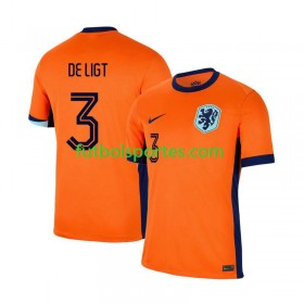 Camiseta Países Bajos Matthijs de Ligt 3 Primera Equipación Euro 2024